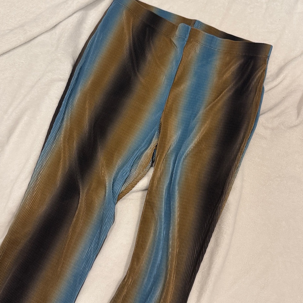 Topshop Gradient Flare Trousers